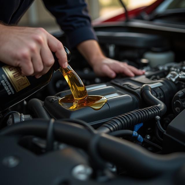 Cambio olio con lubrificanti premium