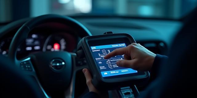 Scanner OBD-II Bosch in uso
